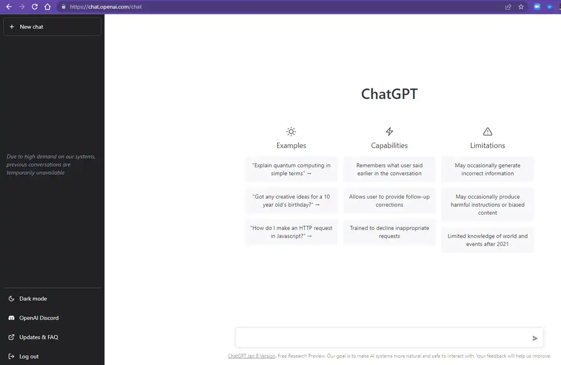 ثبت نام Chat GPT فناوری شرکت OpenAI